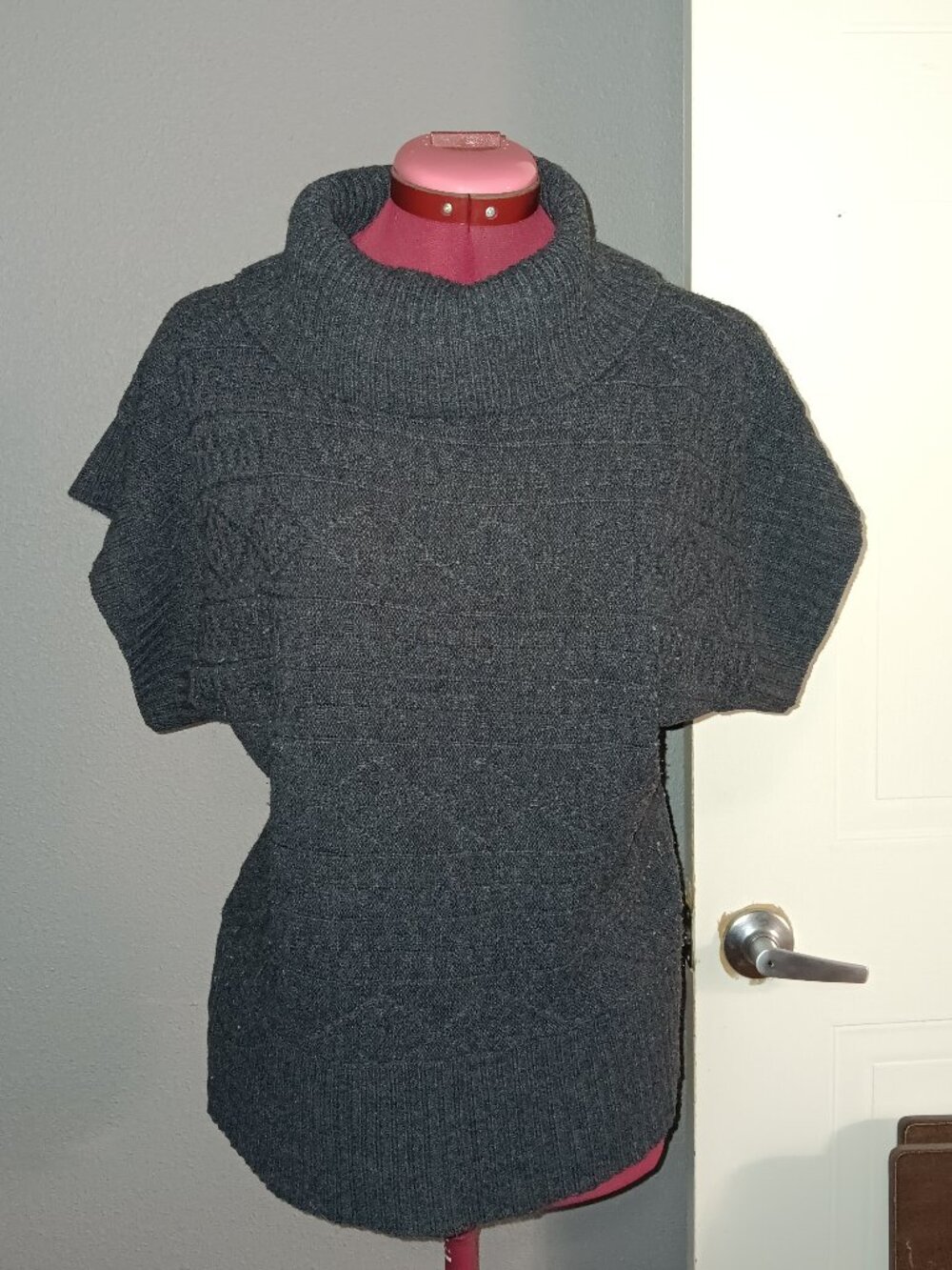 Vintage CB Design Cowl Neck Sweater (XL)